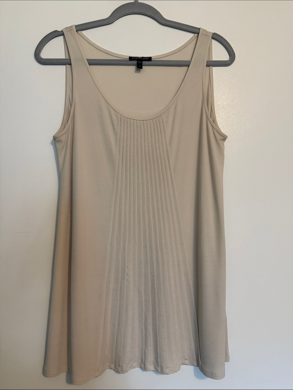 Eileen Fisher Cream Lightweight Top